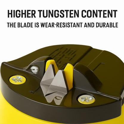 Household Kitchen Tools Mini Suction Cup Sharpener Small Metal Double-Sided Sharpening Stone Suction Cup Sharpening Stone